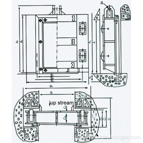 Sluice Gate/Gate/Pgm Steel Gate